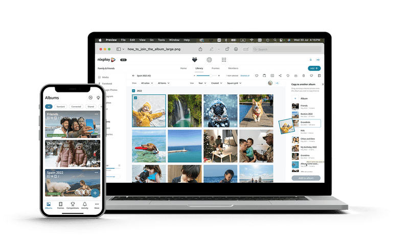 Upload via mobile app, \n desktop and email
